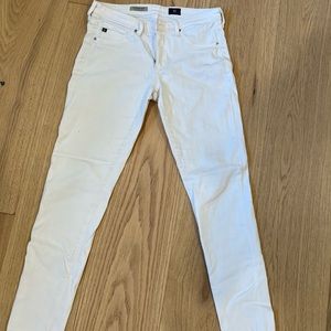 AG white skinny Jean - size 29 - the legging ankle - super skinny ankle